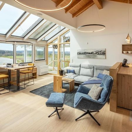 Stille X Weite - Hochwertige Wohnung Mit See-Panorama Kronburg Buitenkant foto