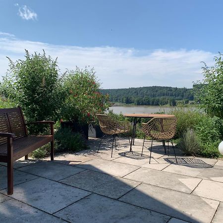 Stille X Weite - Hochwertige Wohnung Mit See-Panorama Kronburg Buitenkant foto