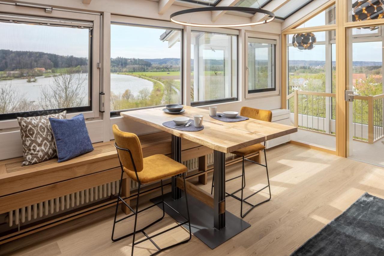 Stille X Weite - Hochwertige Wohnung Mit See-Panorama Kronburg Buitenkant foto