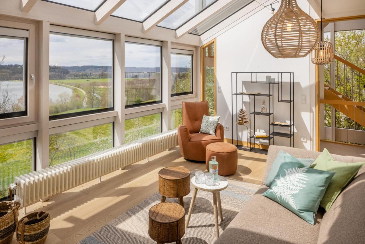 Stille X Weite - Hochwertige Wohnung Mit See-Panorama Kronburg Buitenkant foto