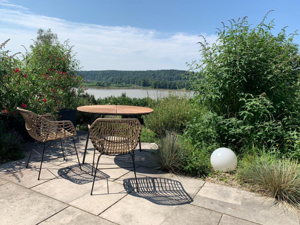 Stille X Weite - Hochwertige Wohnung Mit See-Panorama Kronburg Buitenkant foto